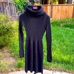 Vince Camuto, Black Turtleneck Sweater Dress, size small